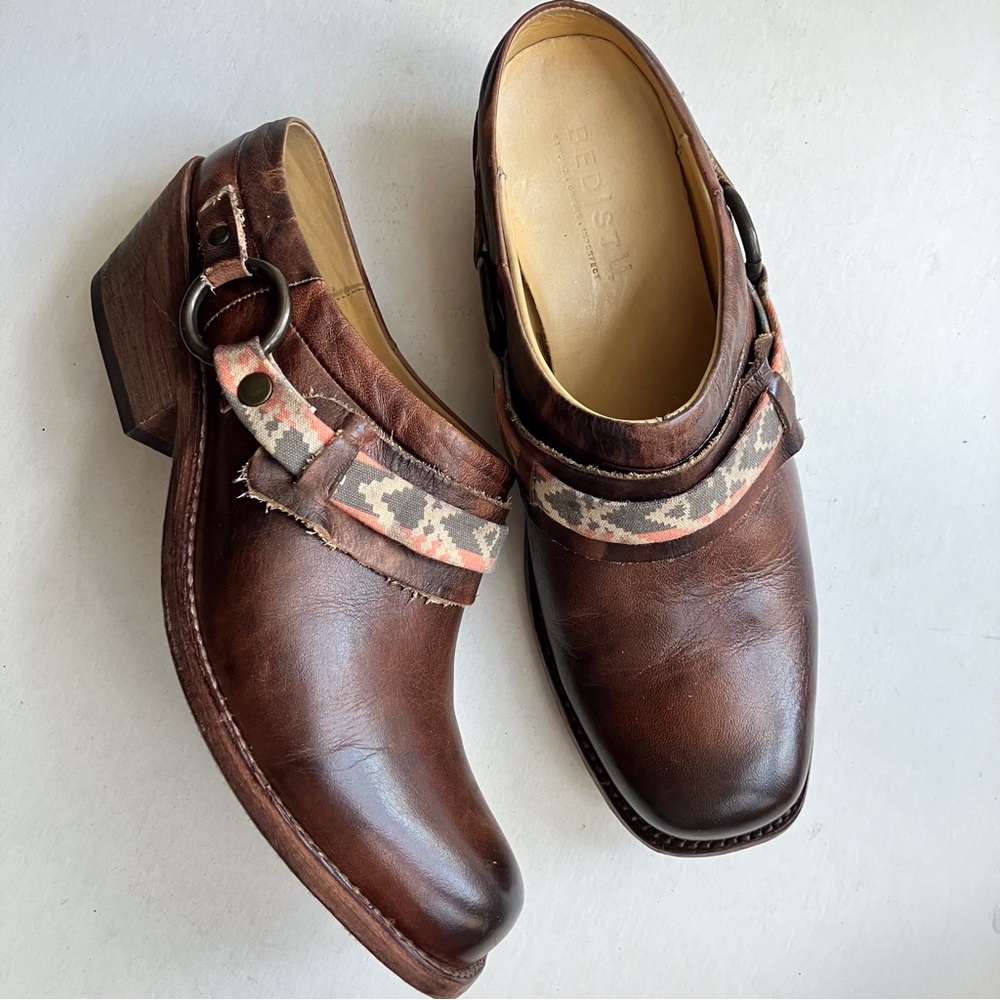 BedStu Shoe Booties S-10 Triad Harness Mule EUC - Picture 2 of 4